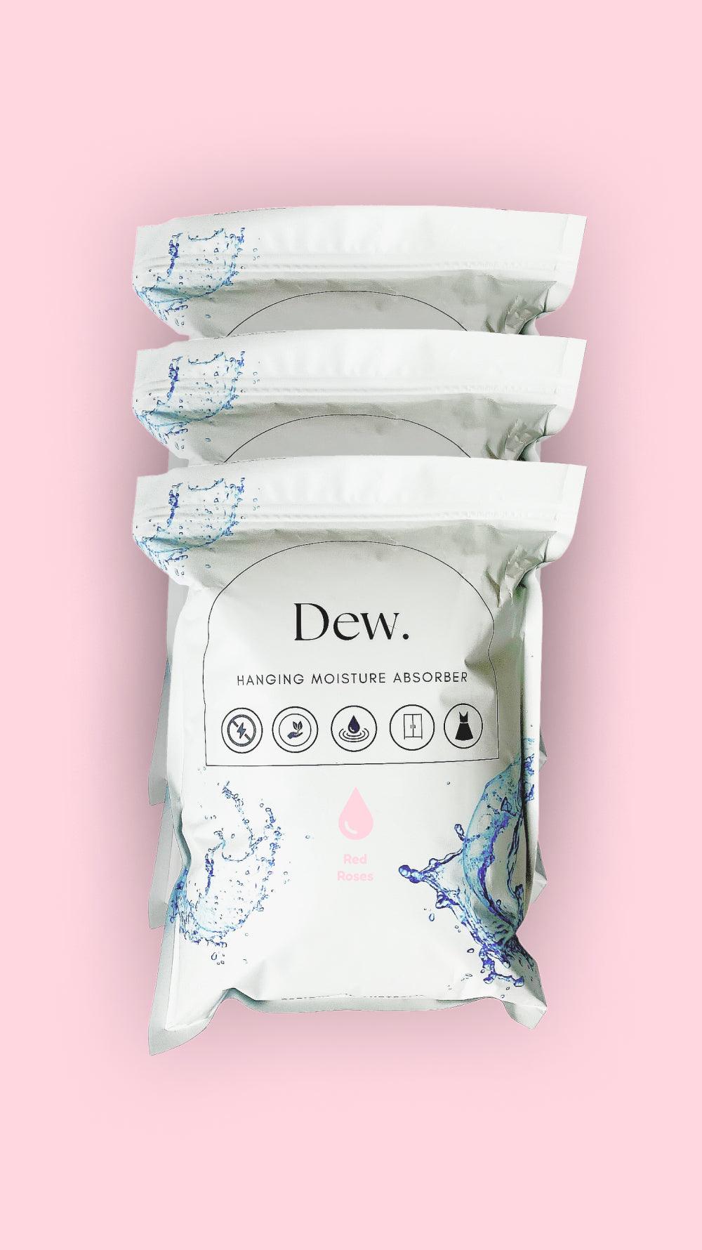 RED ROSES | HANGING MOISTURE ABSORBER - Dew.